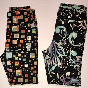 2 pairs of LuLaRoe OS Leggings